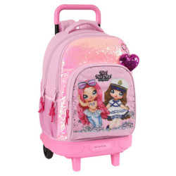 MOCHILA GDE. C/RUEDAS COMPACT EXTRAIBLE NANANA "SPARKLES" SAFTA23 ENERO 612264918