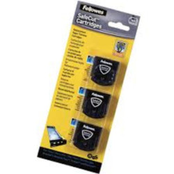 CUCHILLA FELLOWES FUSION REPUESTO BLISTER 3U SURTIDAS 54113