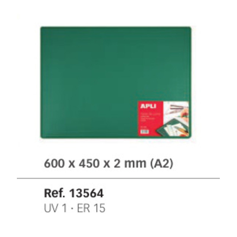 PLANCHA CORTE APLI 45*60 SILICONA VERDE 13564