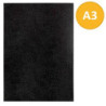 TAPAS A-3 CARTON GOFRADO GRUESO NEGRO PTE 50U YOSAN