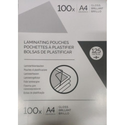 FUNDA PLASTIFICAR 210*297 A-4 125M   C/100U FELLOWES/APEX