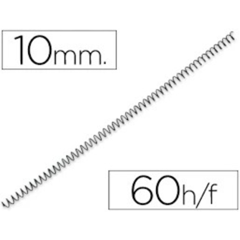 ESPIRAL 10MM PASO 56 C/100U YOSAN