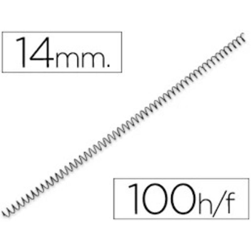 ESPIRAL 14MM PASO 56 C/100U YOSAN