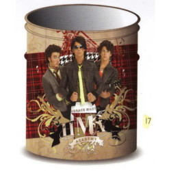 PAPELERA METAL ENRI 10 JONAS BROTHERS 22547965 ^