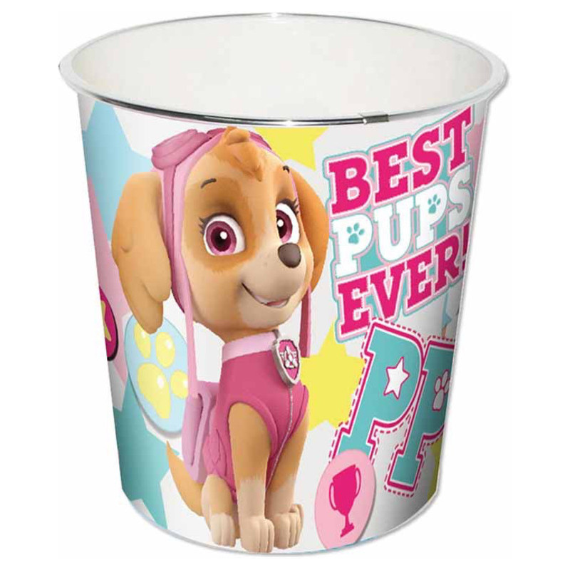 PAPELERA ALEX BOG PAW PATROL PLASTICO 25CM KP-6191 ^