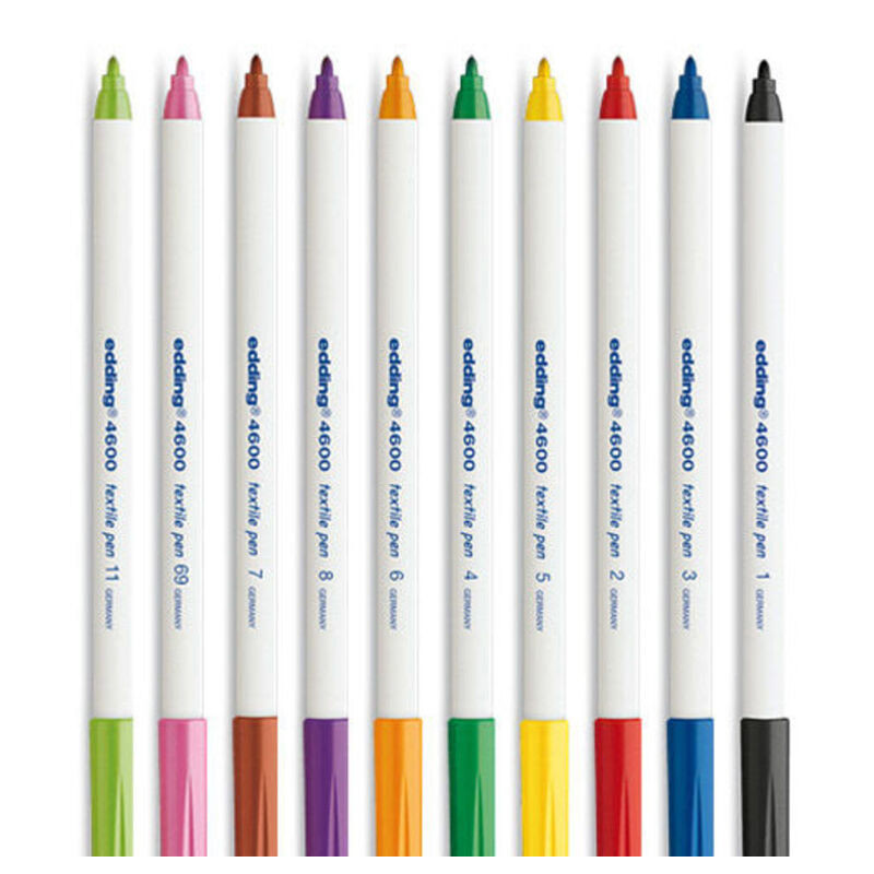 MARCD. EDDING Nº 4600 TELA SURTIDO BLISTER 10 COLORES SURTIDOS 4600-10-999