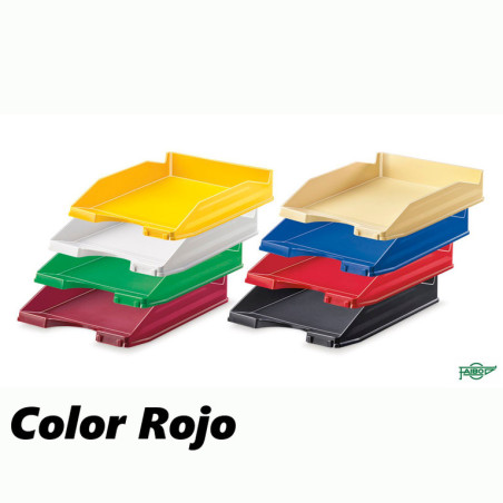 BANDEJA APILABLE FAIBO/A-2000 PLASTICO ROJO OPACO 93-03/742RJ