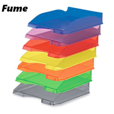 BANDEJA APILABLE FAIBO PLASTICO TRANSLUCIDO FUME 93TR-59 UNIDAD