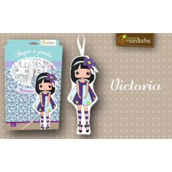 JUEGO PELUCHE TRAPO PARA PINTAR 28CM VICTORIA MAILDOR 42790O ^