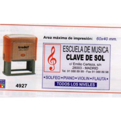 SELLO PRINTY 4927 P2 TRODAT NEGRO/NEGRO FRAMUN