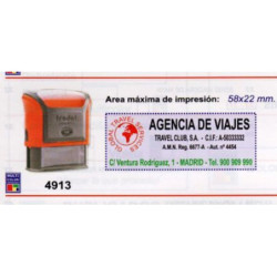 IMPRENTILLA PRINTY TYPO 4913 P4 TRODAT FRAMUN