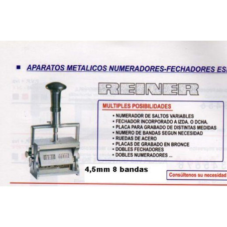 NUMERADOR REINER 4.5 MM 8 BANDAS B6 FRAMUN