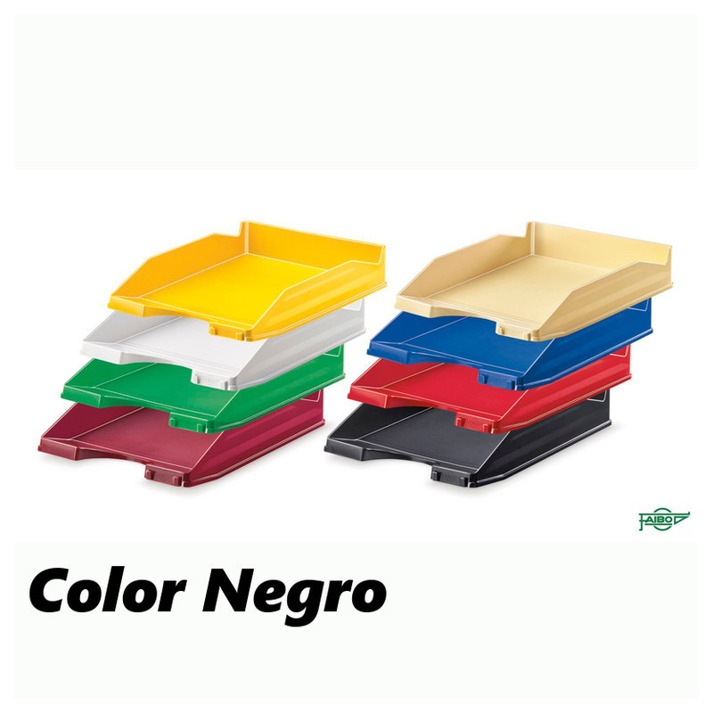 BANDEJA APILABLE FAIBO/A-2000 PLASTICO NEGRO OPACO 93-02/742NE