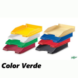 BANDEJA APILABLE FAIBO/A-2000 PLASTICO VERDE OPACO 93-04/742VE