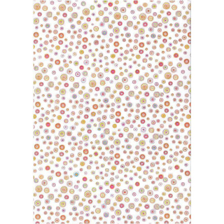 PAPEL REGALO 50*70 ARGU TURNOWSKY CIRCULOS PTE 10H 39103 MOD 20 ^