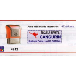 IMPRENTILLA PRINTY TYPO 4912 P4 TRODAT FRAMUN