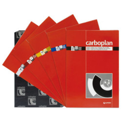 PAPEL CARBON KORES CARBOPLAN 21*33 ROJO C/100U GRAFOPLAS
