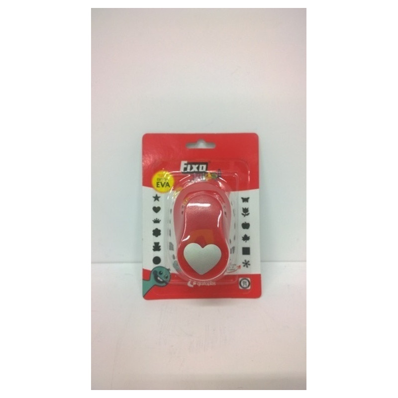 TALADRO FIXO KIDS GOMA EVA CORAZON 25MM 00062151 GRAFOPLAS