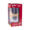 ROLLO GOMETS REDONDOS Ø45 MM METALIZADOS PLATA APLI 18484