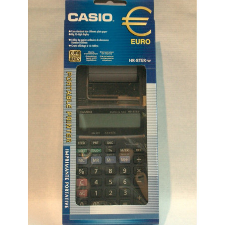 CALCULADORA CASIO HR 8 TEC PAPEL 12 DIG.