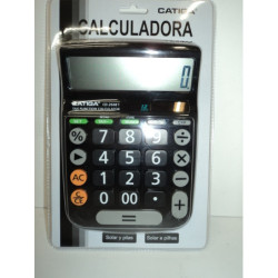 CALCULADORA CATIGA TECLAS GIGANTES 12 DIGITOS CD2648T POESSA 318450