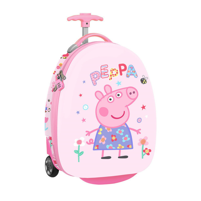 TROLLEY INFANTIL 16" PEPPA PIG "HAVING FUN" 612272848 43*28 SAFTA22