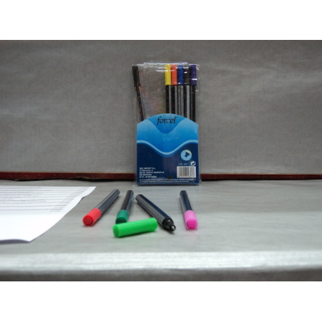 ROTULADOR FORCEL FINELINER PUNTA FIBRA BLISTER 10U REF 4821 ^