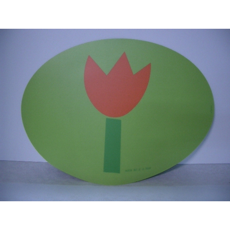 VADE DEC AGATA OVAL PLASTICO TULIPAN ^