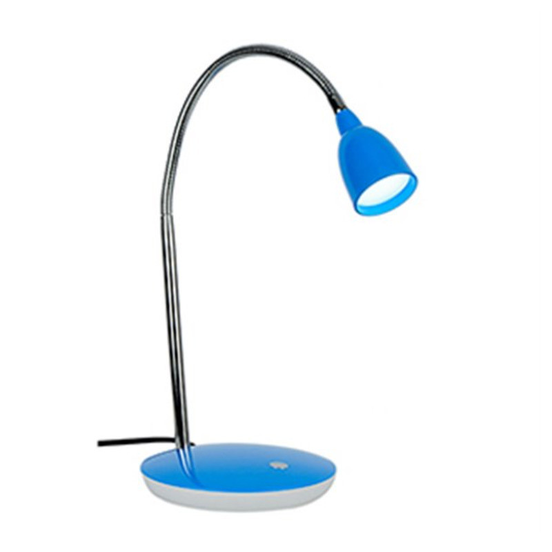 LAMPARA FLEXO MESA LED 3W ROMLUXE COLOR AZUL FLEXIBLE 60671110