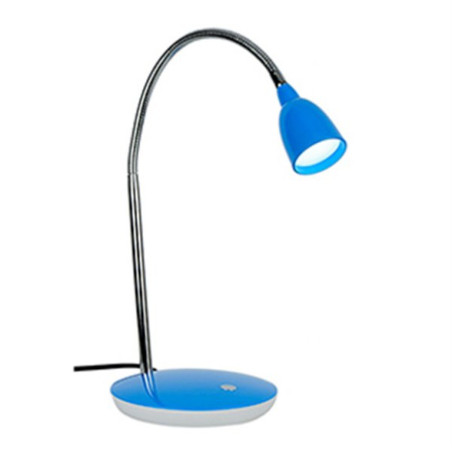 LAMPARA FLEXO MESA LED 3W ROMLUXE COLOR AZUL FLEXIBLE 60671110