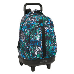 MOCHILA GDE. C/RUEDAS COMPACT EXTRAIBLE SAFTA GRAFFITI "GO" SAFTA26 642622918 45X33 UNIDAD