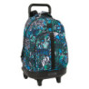 MOCHILA GDE. C/RUEDAS COMPACT EXTRAIBLE SAFTA GRAFFITI "GO" SAFTA26 642622918 45X33 UNIDAD