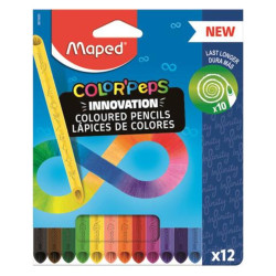 CERAS MAPED COLOR'PEPS INFINITY INNOVATION ESTUCHE 12 COLORES 861600