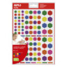 BOLSA GOMETS HEXAGONALES REMOVIBLES MULTICOLOR 6 HOJAS APLI 18768