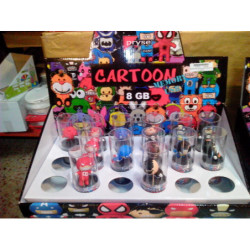 MEMORIA USB CARTOON SUPER HEROES 8GB 2.0  9000001
