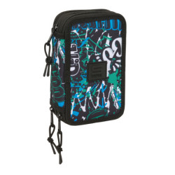 PLUMIER TRIPLE 37 PCS SAFTA GRAFFITI "GO" SAFTA26 442622857 19,5X12,5 UNIDAD