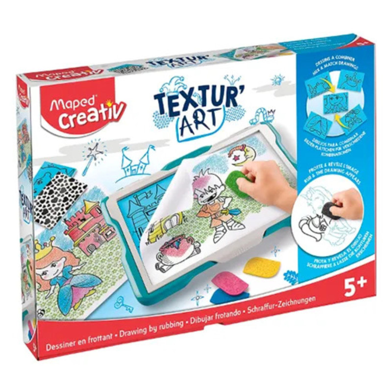 JUEGO MAPED TABLA DIBUJO - TEXTUR ART - CASTILLOS 907038