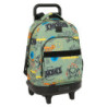 MOCHILA GDE. C/RUEDAS COMPACT EXTRAIBLE SAFTA GRAFFITI "ZONE" SAFTA26 642621918 45X33 UNIDAD