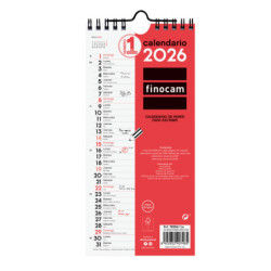 CALENDARIO PARED ESCRIBIR LARGO S 2026+ FINOCAM26 782060026 110 X 5 X 240 MM
