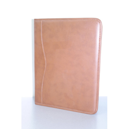 CARPETA CONGRESO LEBER FOLIO 10.663 06 MARRON C/BOLSILLO ^