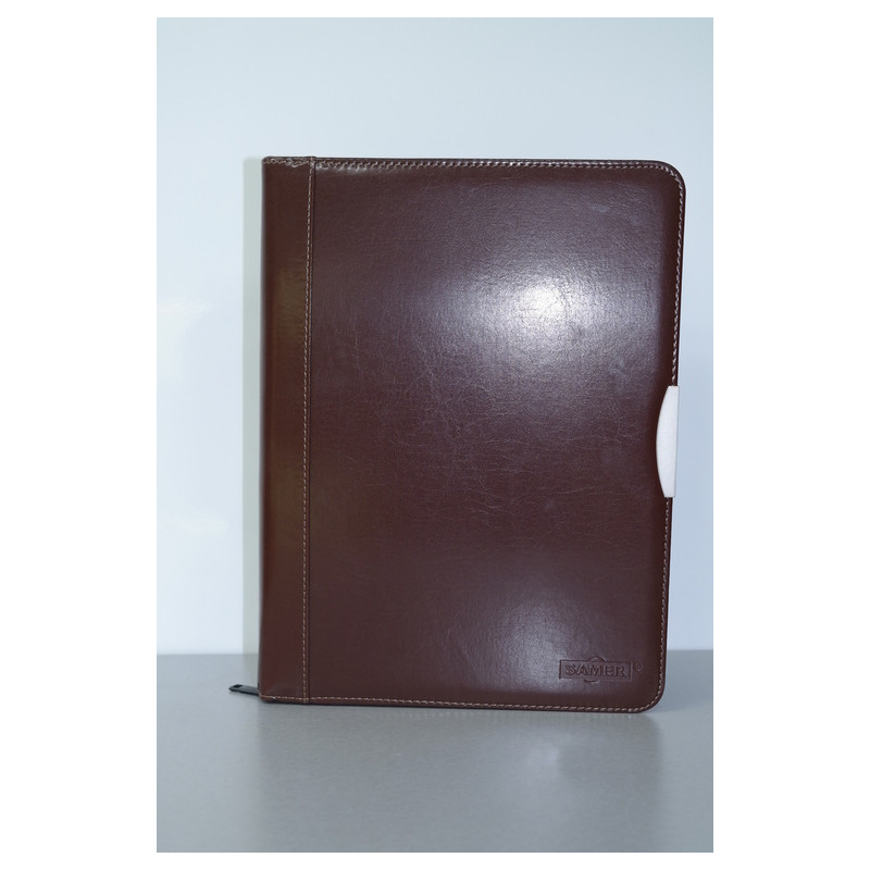 CARTERA CONGRESO SAMER CREMALLERA 4A C/CALCULADORA 10664 06 MARRON