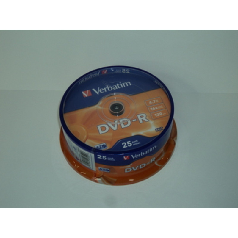 DVD-R 16* C/25U CANON 5,25 INCLUIDO EN PRECIO