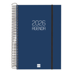 AGENDA OPAQUE E11 1DP 2026 AZUL+ FINOCAM26 742871026 175 X 29 X 242 MM