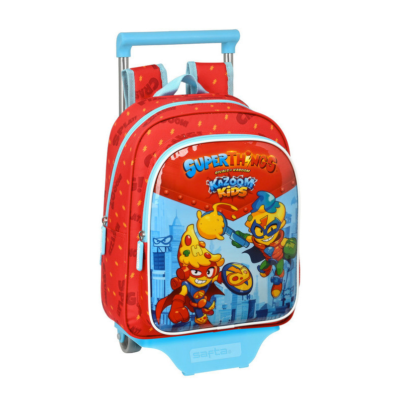 MOCHILA 524+CARRO 705 SUPERTHINGS "KAZOOM KIDS" 612276020 33*27 SAFTA22