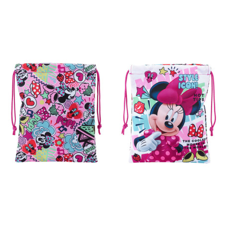 BOLSA ZAPATOS JUNIOR MINNIE MOUSE "COOL" 34*26 611848855 SAFTA18
