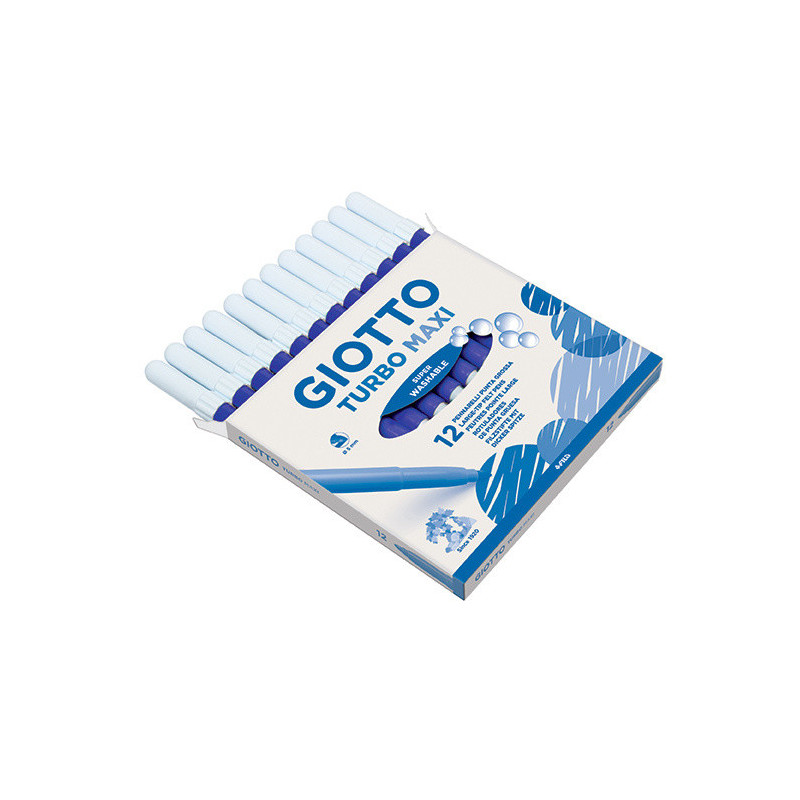 MARCD.ES COLORES GIOTTO TURBO MAXI AZ ULTRAMAR CJ.12