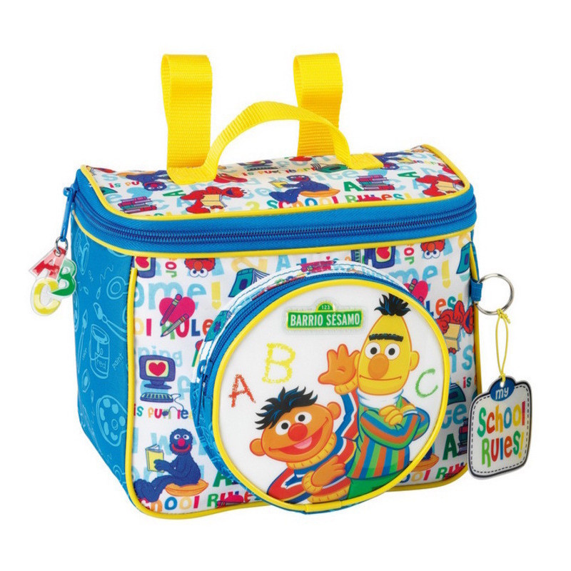 MOCHILA SAFTA 12 BARRIO SESAMO GUARDERIA TERMO 24CM 611145481 ^