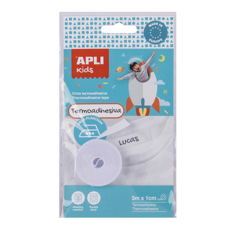 CINTA ADHESIVA APLI TEXTIL TERMOADHESIVA 3M 17795