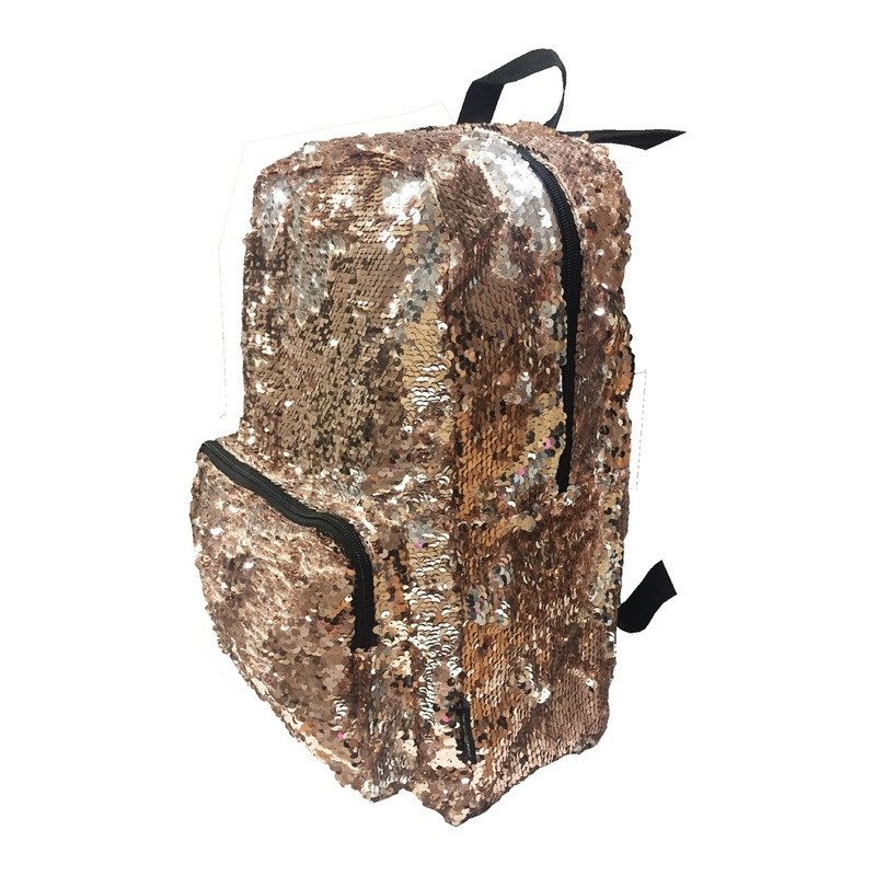 MOCHILA DMMSUPLIES FANTASIA CON LENTEJUELAS COBRE ORO PB1610-051 CD