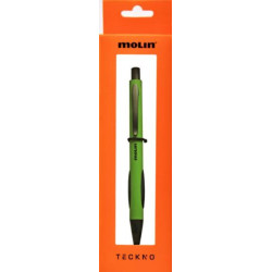 BOLIGRAFO MOLIN RETRACTIL TEKNO VERDE BTK165-01G TINTA NEGRA